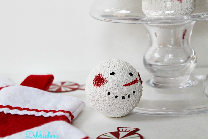 snowman balls out of styrofoam debbiedoos snowman balls out of styrofoam debbiedoos