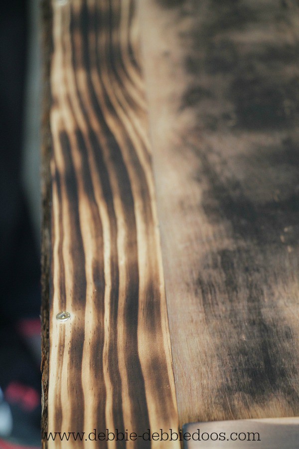 aging wood with BernzOmatic