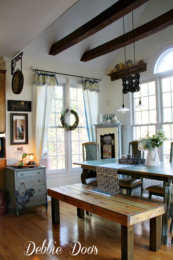 Country French Kitchen Winter Decor Country French Kitchen Winter Decor