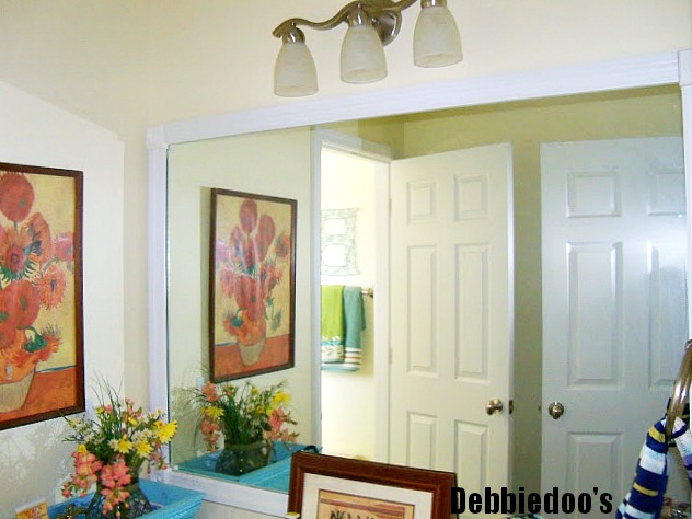 How To Add Molding Around Your Bathroom Builder Grade
