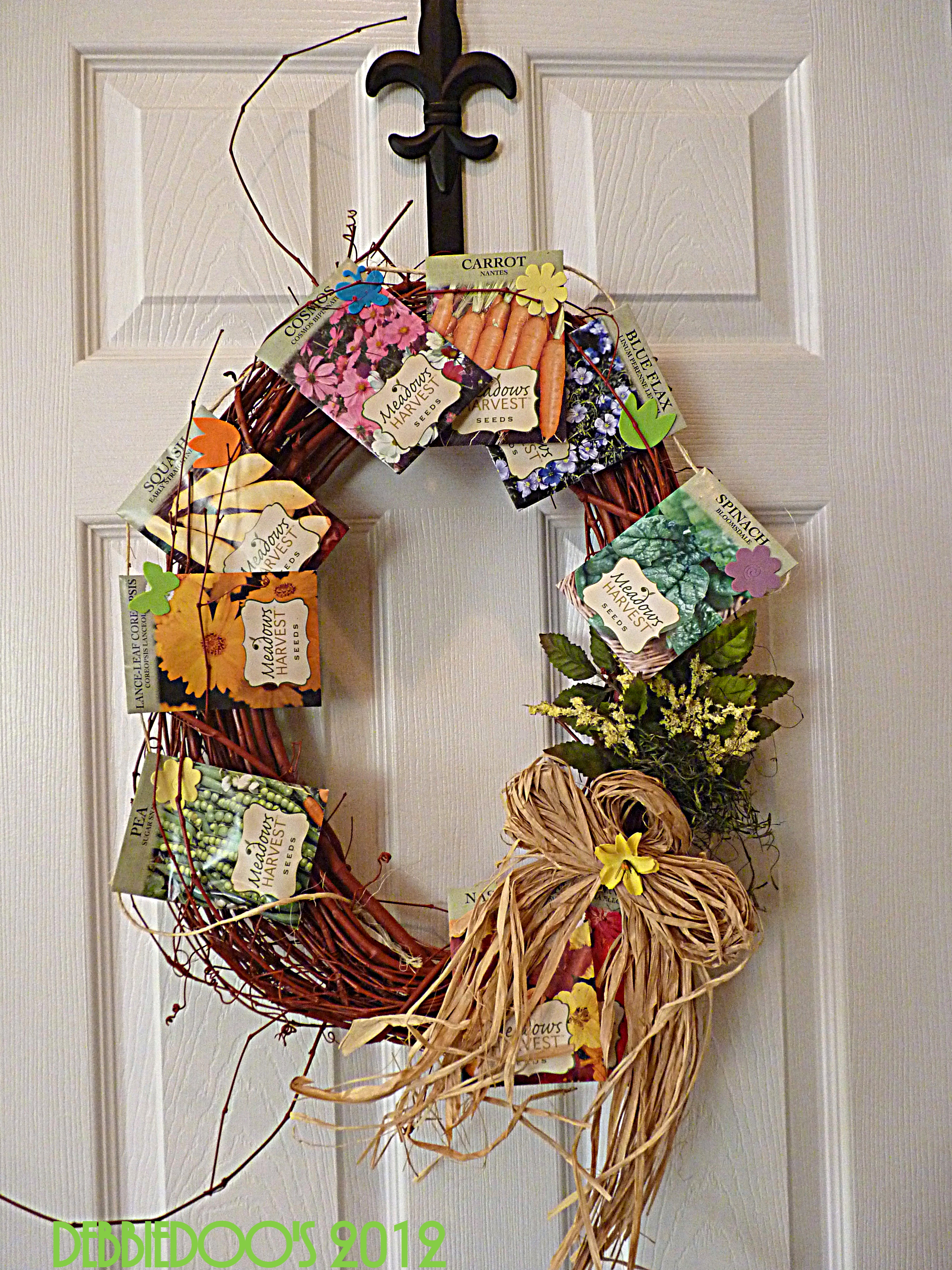 DIY Summer wreath - Debbiedoos