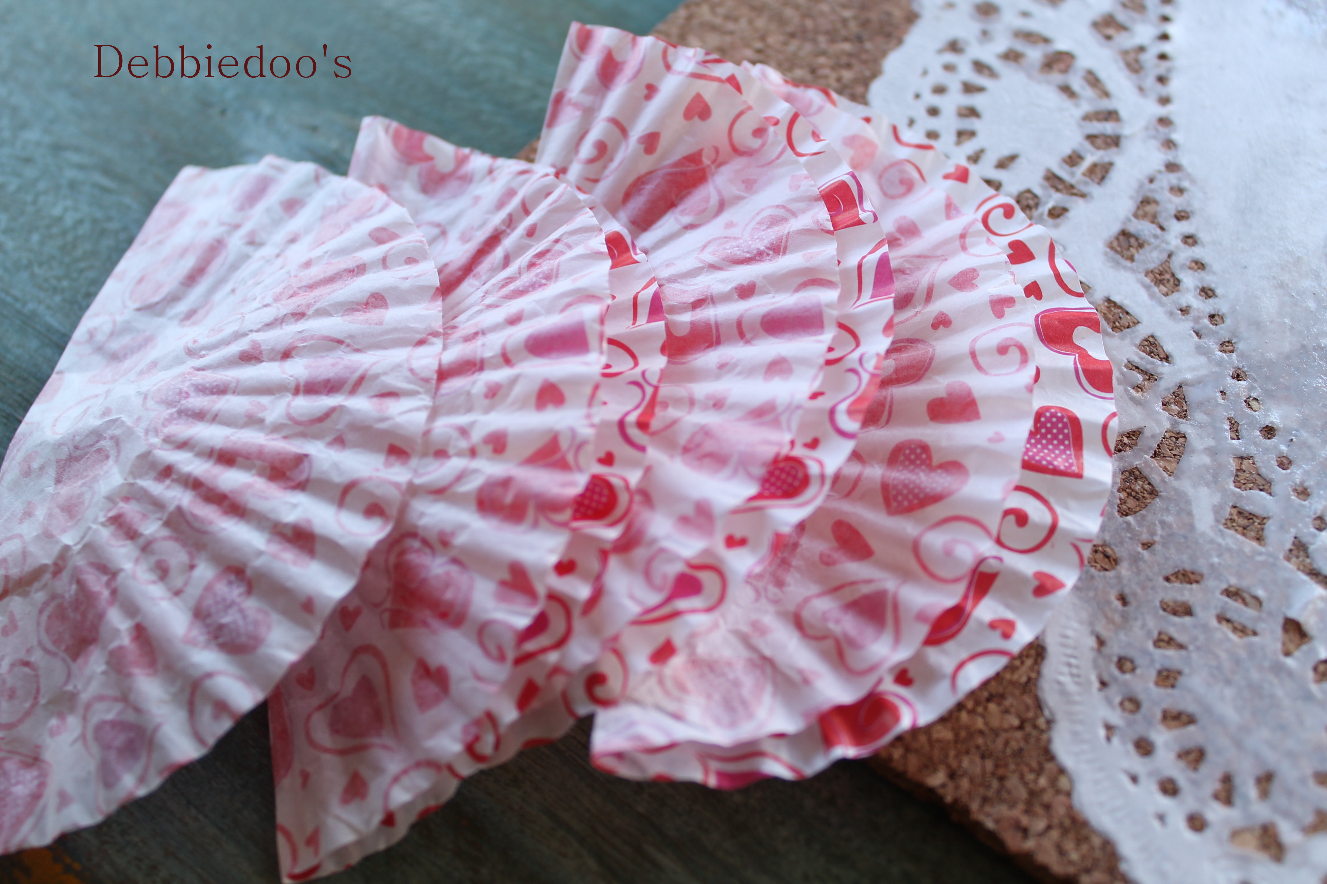 How to make cupcake liner carnations Debbiedoos