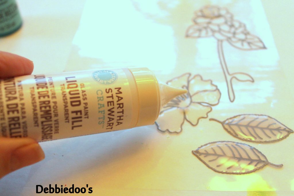 Martha Stewart Crafts {Glass paint liquid fill pretty craft project