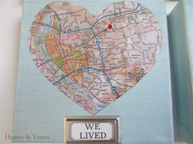 Mod Podge on canvas love art