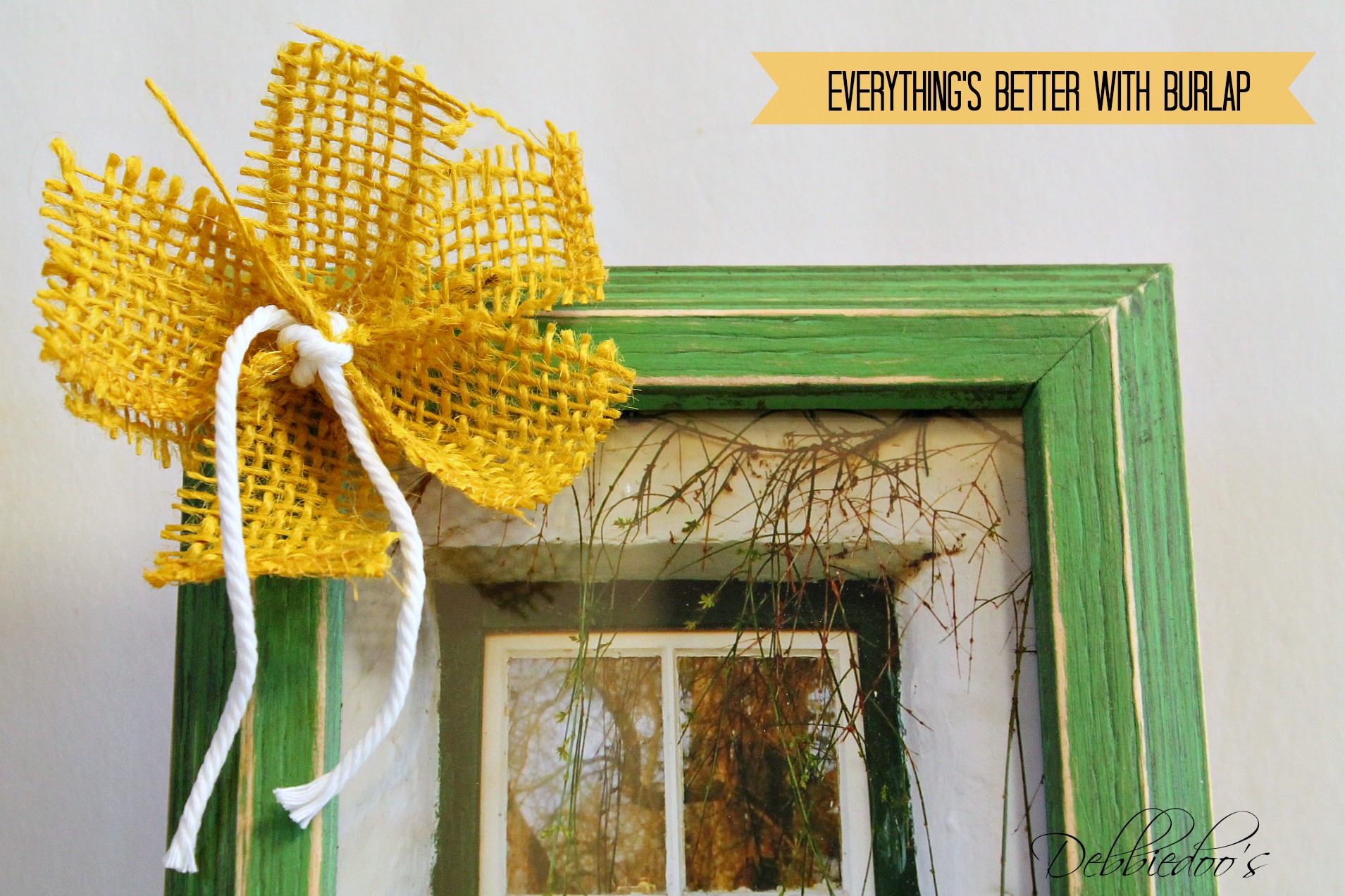 A diy picture frame makeover and a thoughtful gift idea Debbiedoos