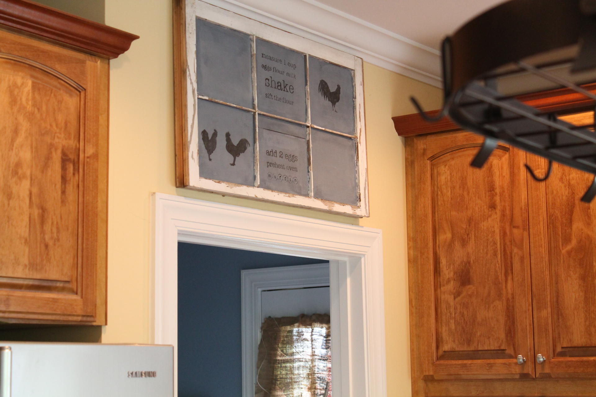 How To Make An Old Window Into A Chalkboard Work Of Art Debbiedoos