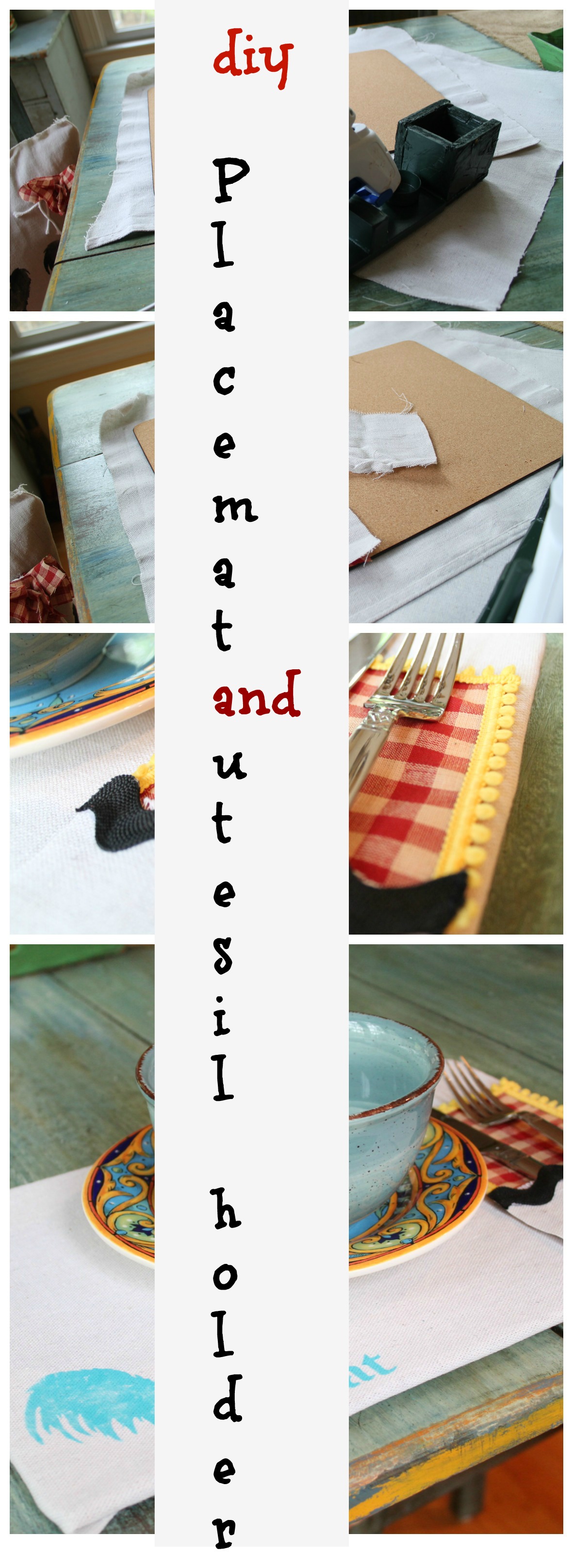 Learn how to make your own placemats Debbiedoos