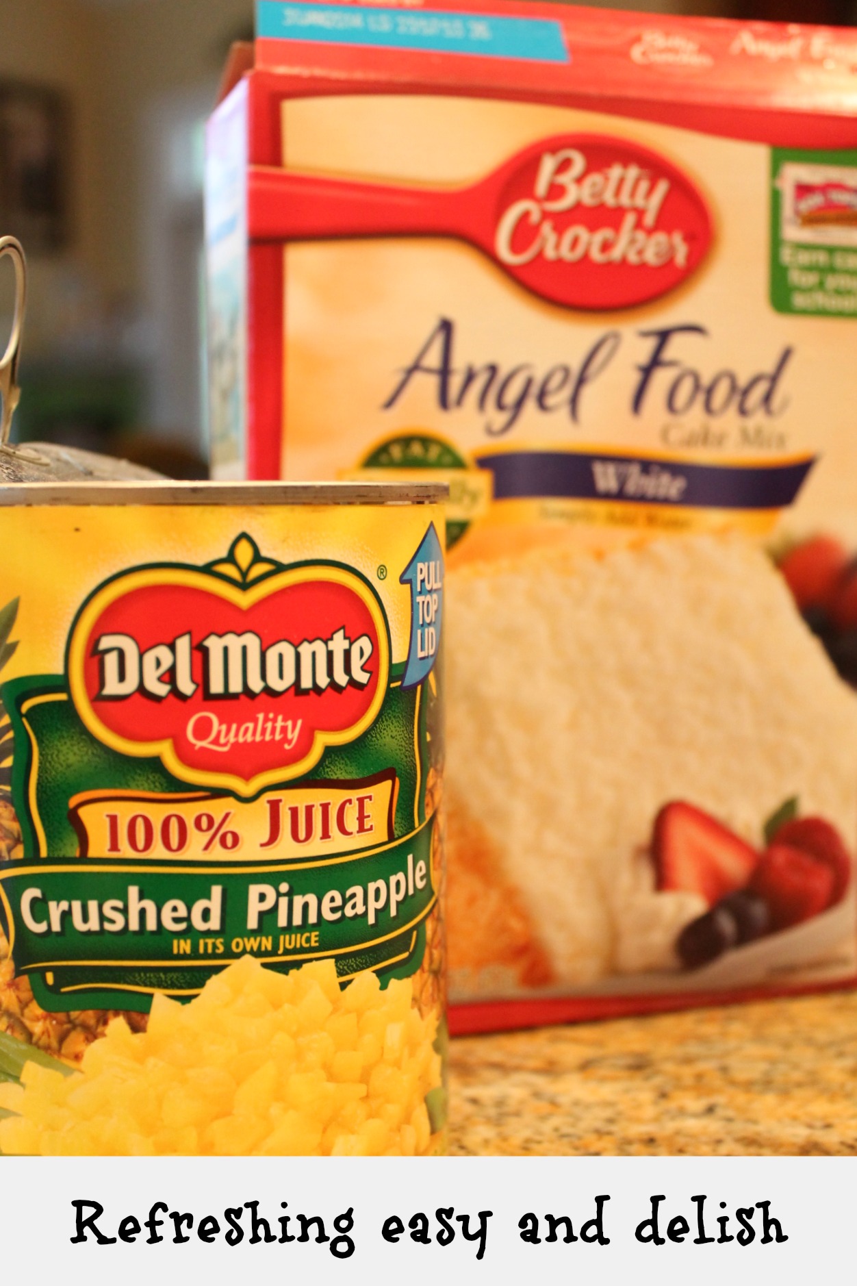angel food pineapple cake