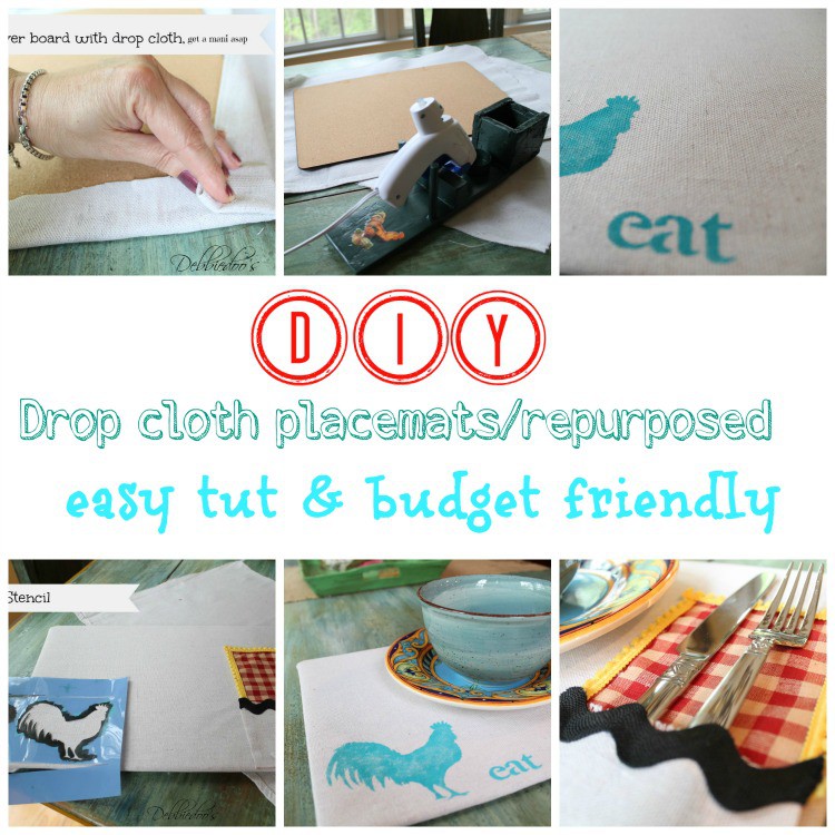 Learn how to make your own placemats Debbiedoos