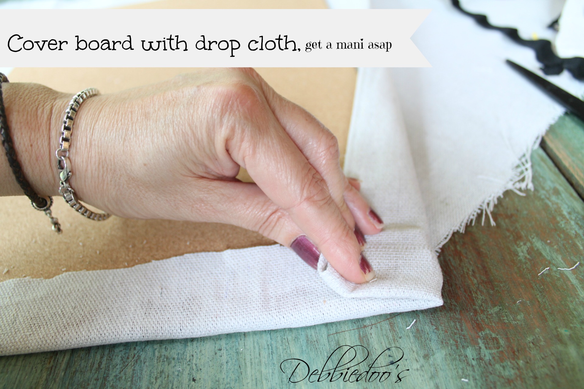 Learn how to make your own placemats Debbiedoos