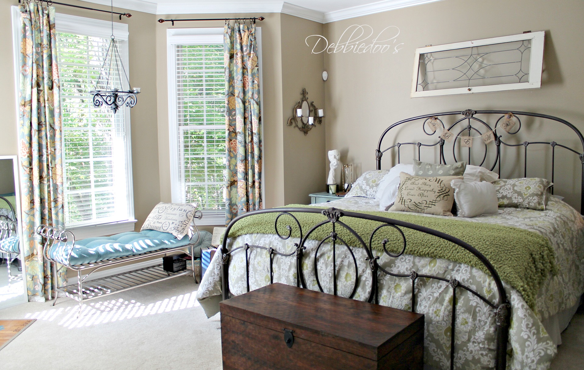 Master Bedroom Refreshed Debbiedoos