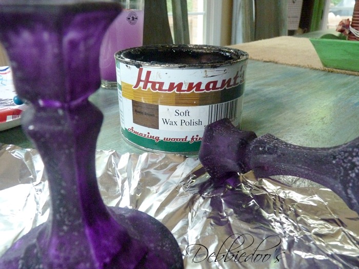 Mixing mod podge and rit dye project 2 Debbiedoos