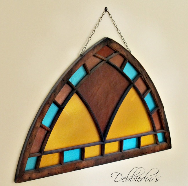 History of a Stained glass window Debbiedoos