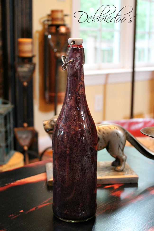How to turn a soda bottle into a mercury glass bottle Debbiedoos