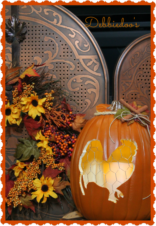 Fall Mantel 2013 Debbiedoos