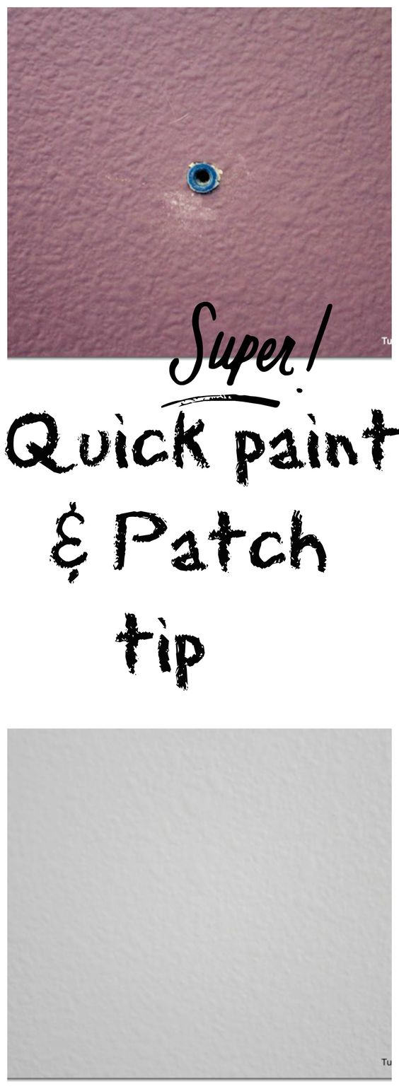 A quick tip on painting and patching walls Debbiedoos