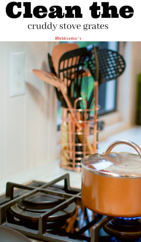 How to clean stove grates Debbiedoos