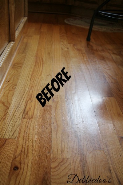 How To Clean And Re Your Hardwood Floors Organically Debbiedoos These Are The Before