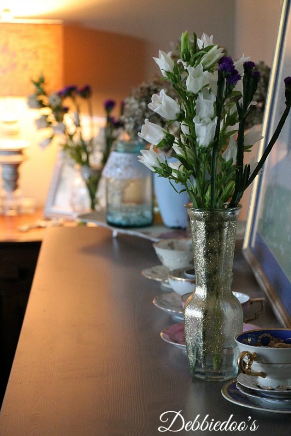 Dollar tree glitter vases Debbiedoos