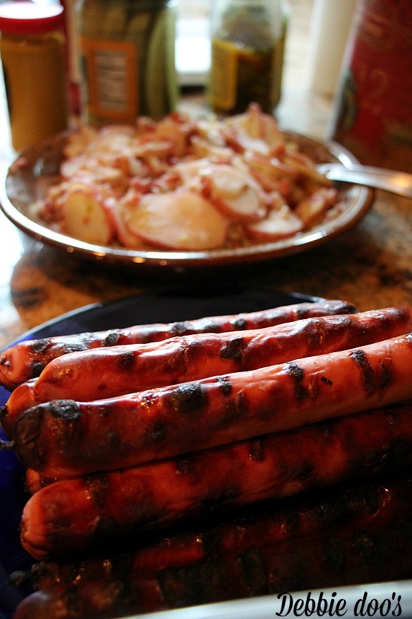 German Potato Salad With Hot Dogs German Potato Salad With Hot Dogs