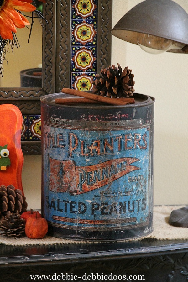 Vintage peanut can