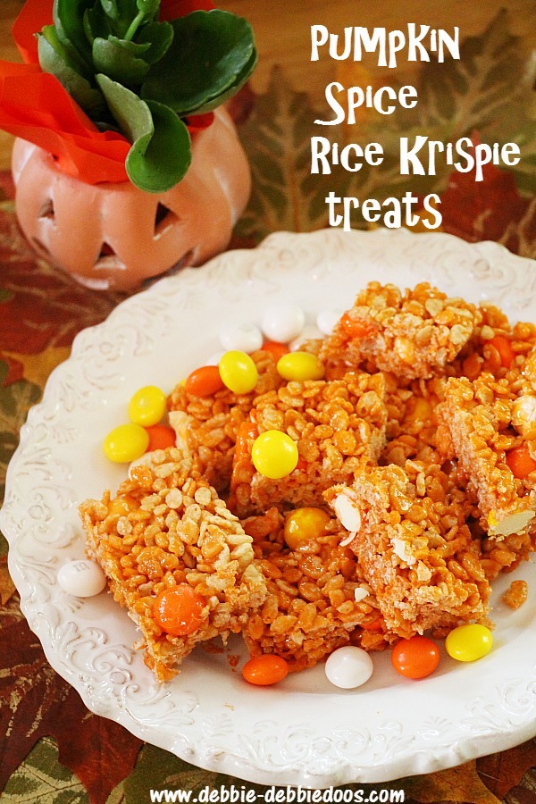 How to make pumpkin spice rice krispie treats