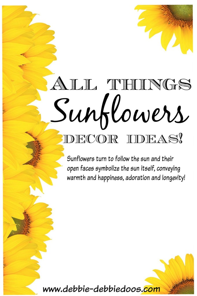 All things sunflowers home decor and craft ideas