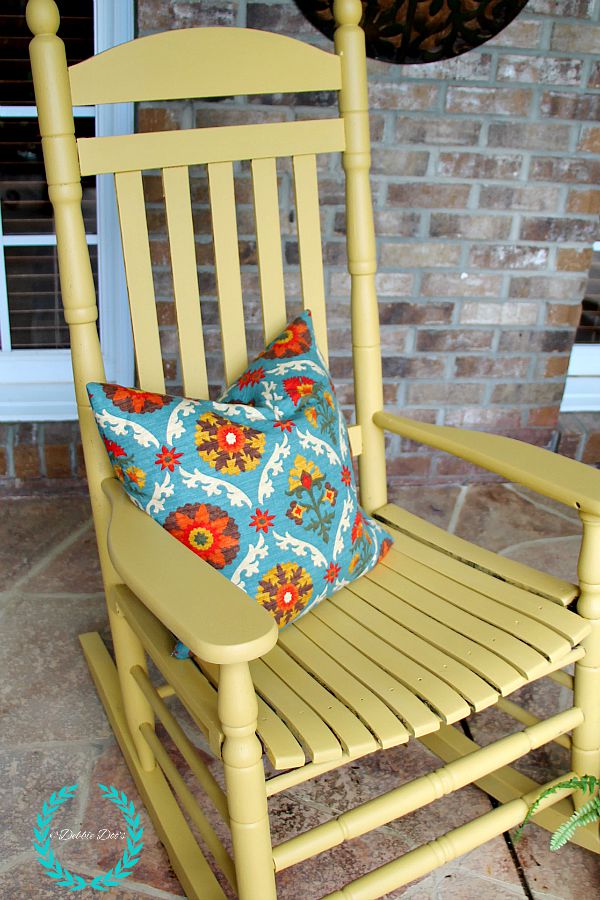 Chalkworthy painted rockers Debbiedoos