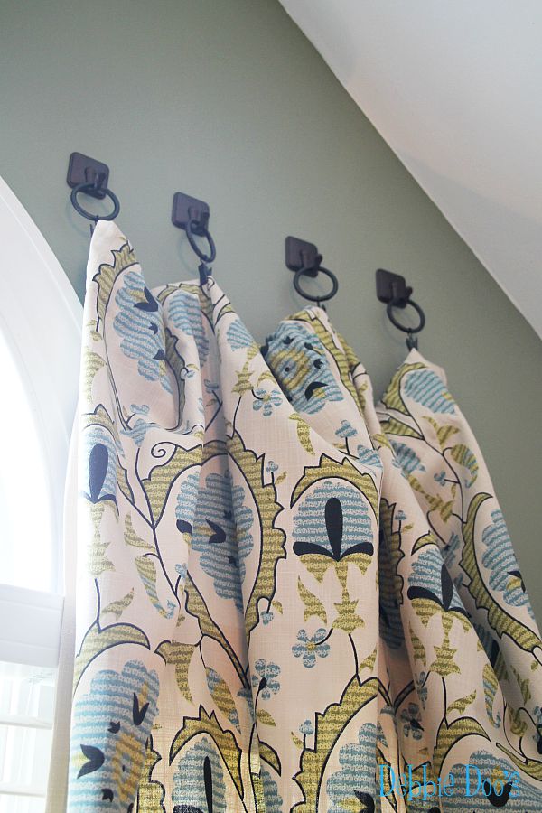 How To Hang Curtains With Towel Hooks Debbiedoos