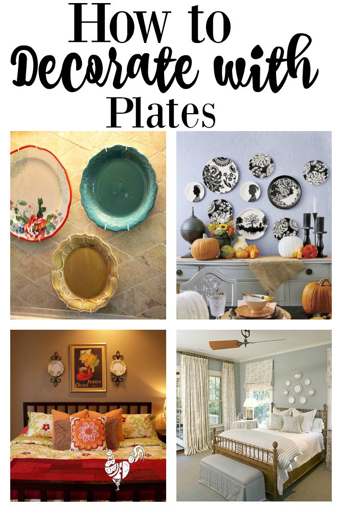 Decorating with plates Debbiedoos