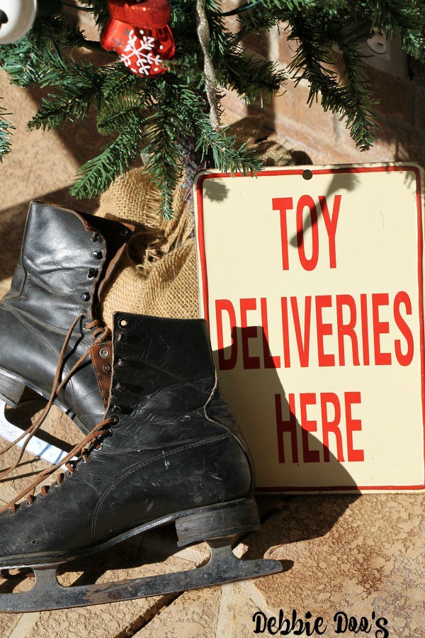Decorating With Ice Skates For The Holiday Season