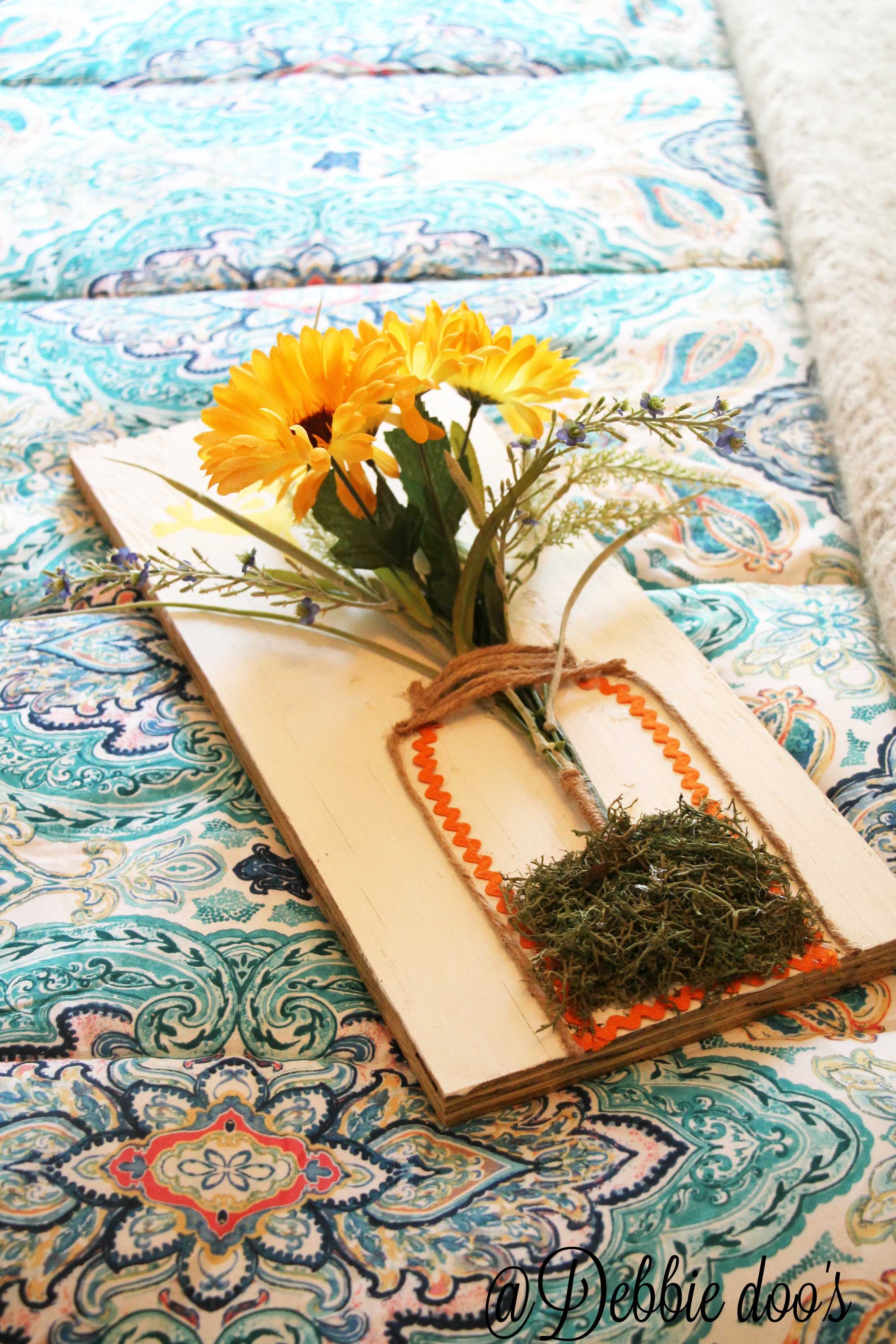 Scrap wood twine mason jar art Debbiedoos