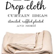 Drop Cloth Projects Archives Debbiedoos