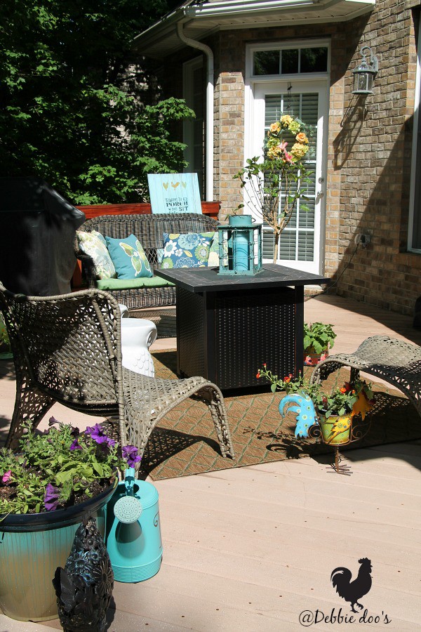 Simple Summer Outdoor Decorating Ideas Debbiedoos