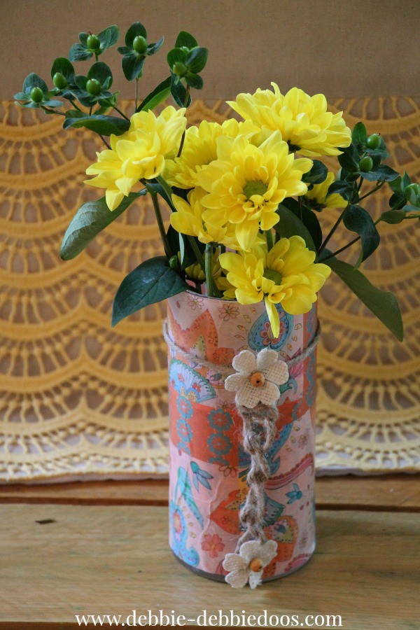 How to mod podge on glass - Debbiedoos