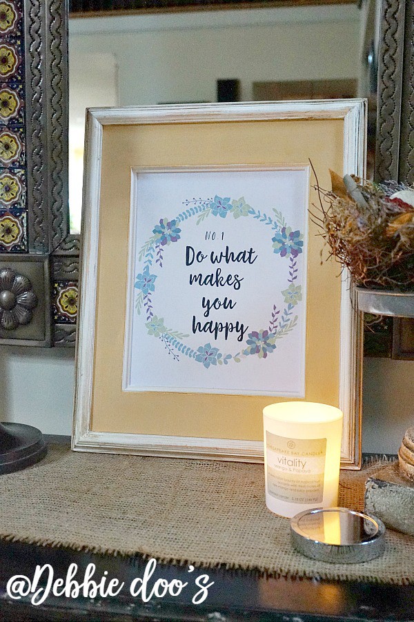 Do what makes you happy floral printable for free