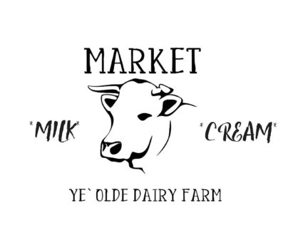 Market cow Farmhouse stencil for painting signs and furniture