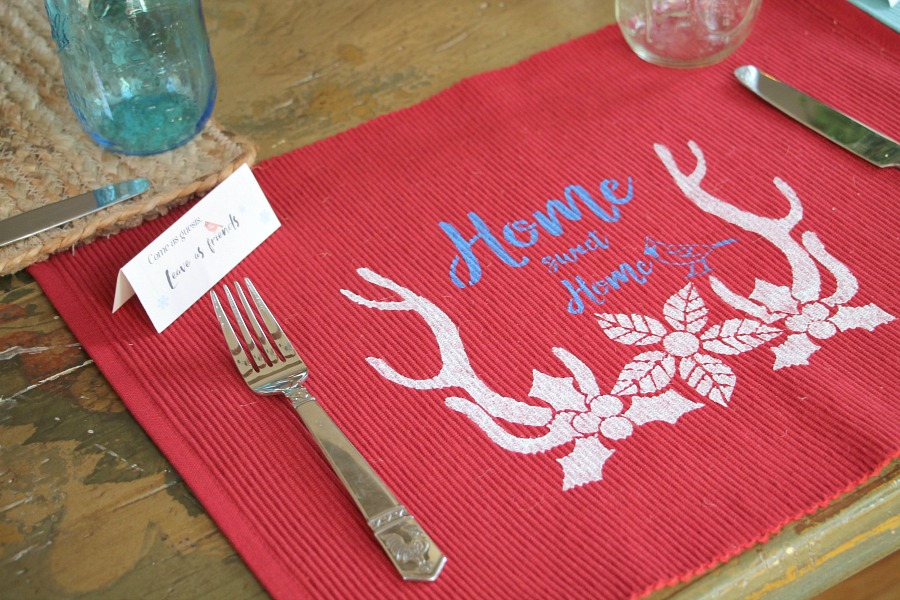 DIY placemats for your kitchen Debbiedoos