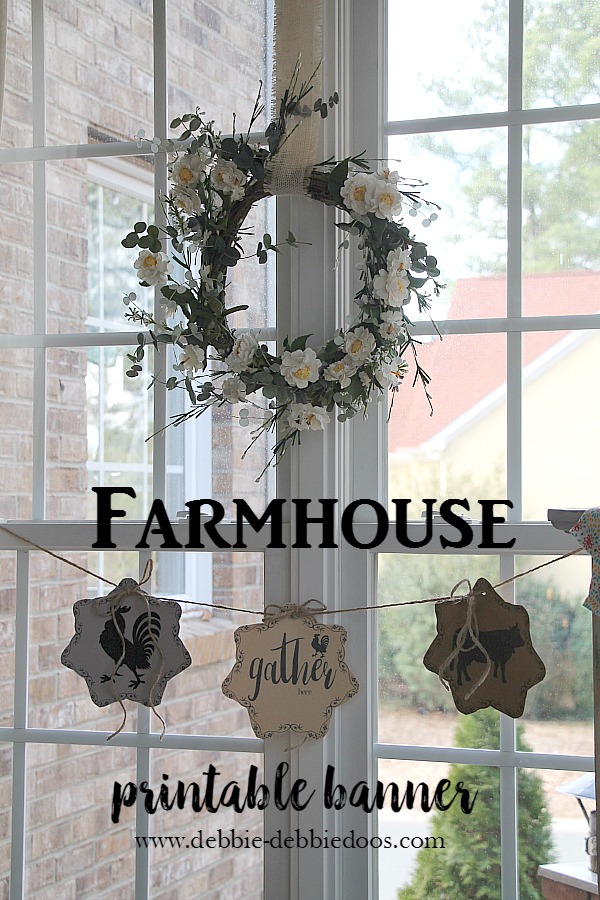 country french farmhouse free printable banner debbiedoos