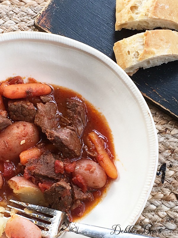 Italian beef stew recipe in the instant pot Debbiedoos