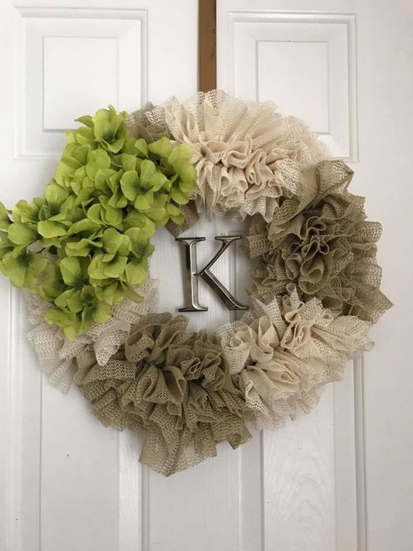 How to make a shelf liner wreath with Dollar tree supplies Debbiedoos