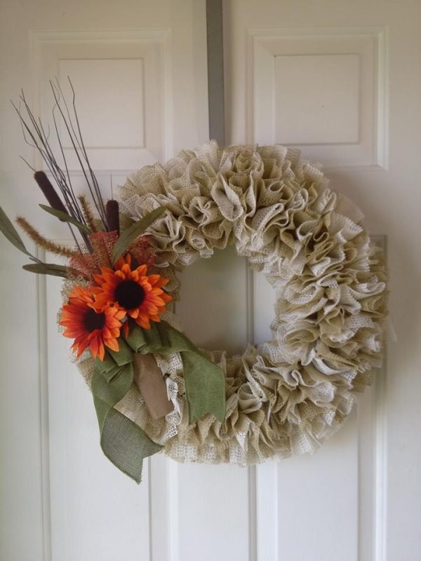 How to make a shelf liner wreath with Dollar tree supplies Debbiedoos