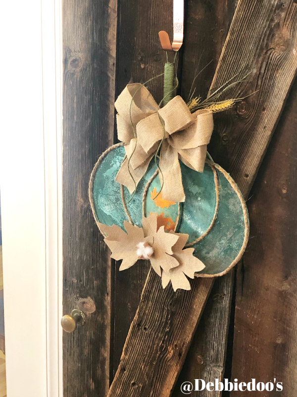 Splatter screen pumpkin wreaths