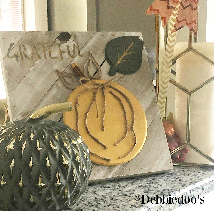 DIY BOHO Pumpkin sign