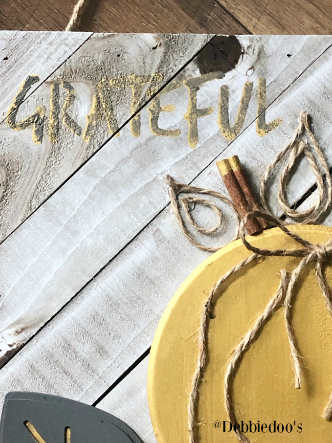 DIY BOHO Pumpkin sign