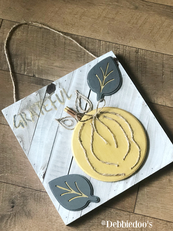 DIY BOHO Pumpkin sign