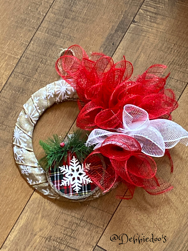 Dollar Tree Mini Christmas Wreaths