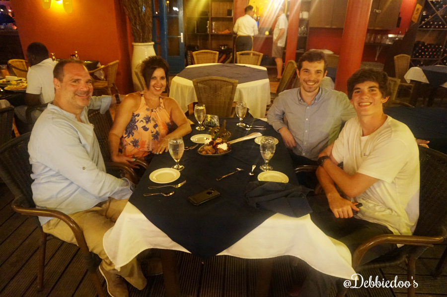 Family in Aruba vacation