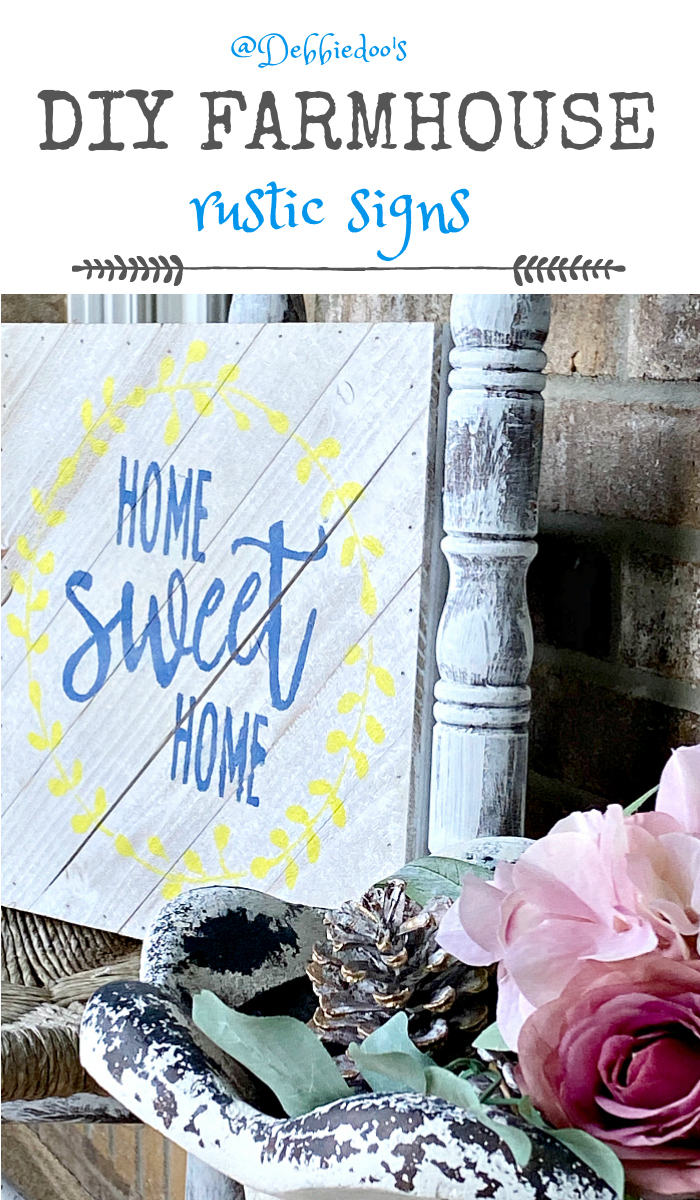 DIY Farmhouse rustic signs