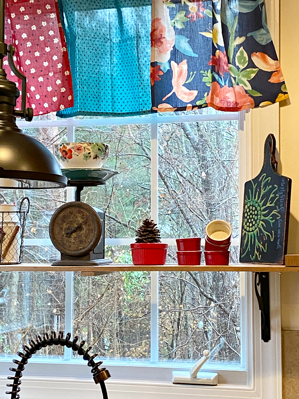 Napkin valance curtains